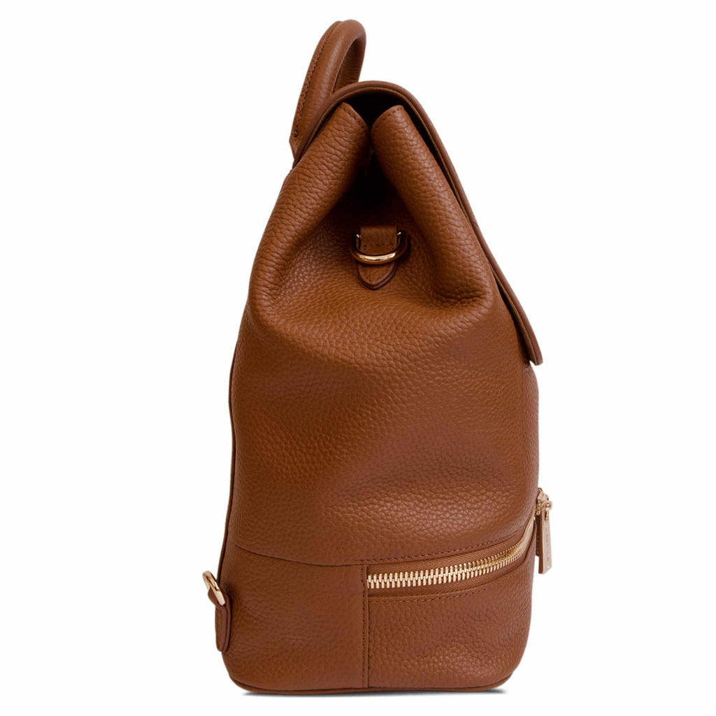 Classic Leather <BR/> Brown Backpack