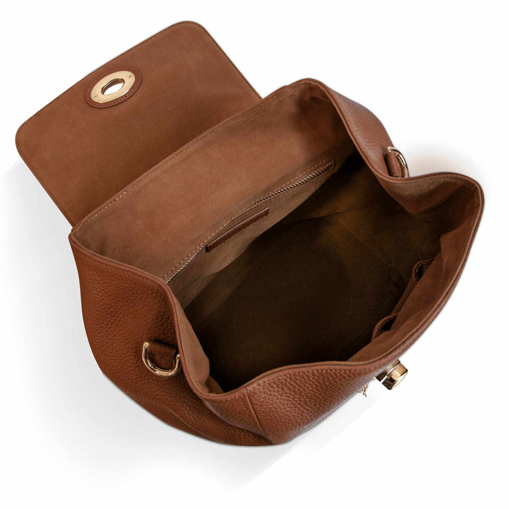 Classic Leather <BR/> Brown Backpack