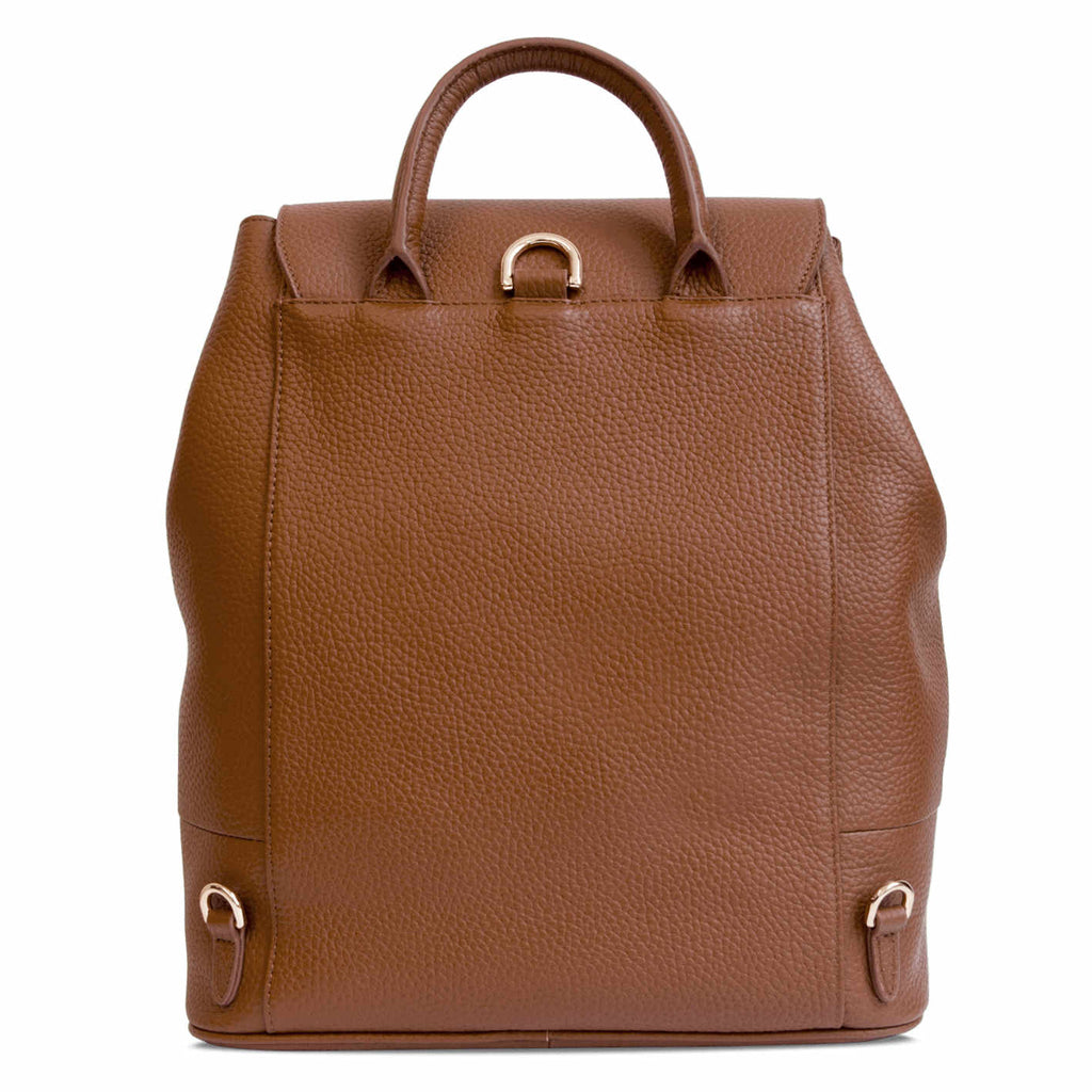 Classic Leather <BR/> Brown Backpack