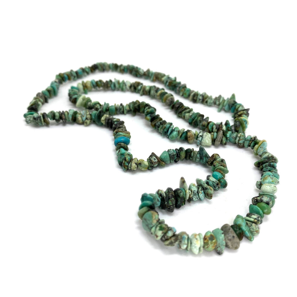 Turquoise Chip </BR>Rope Necklace