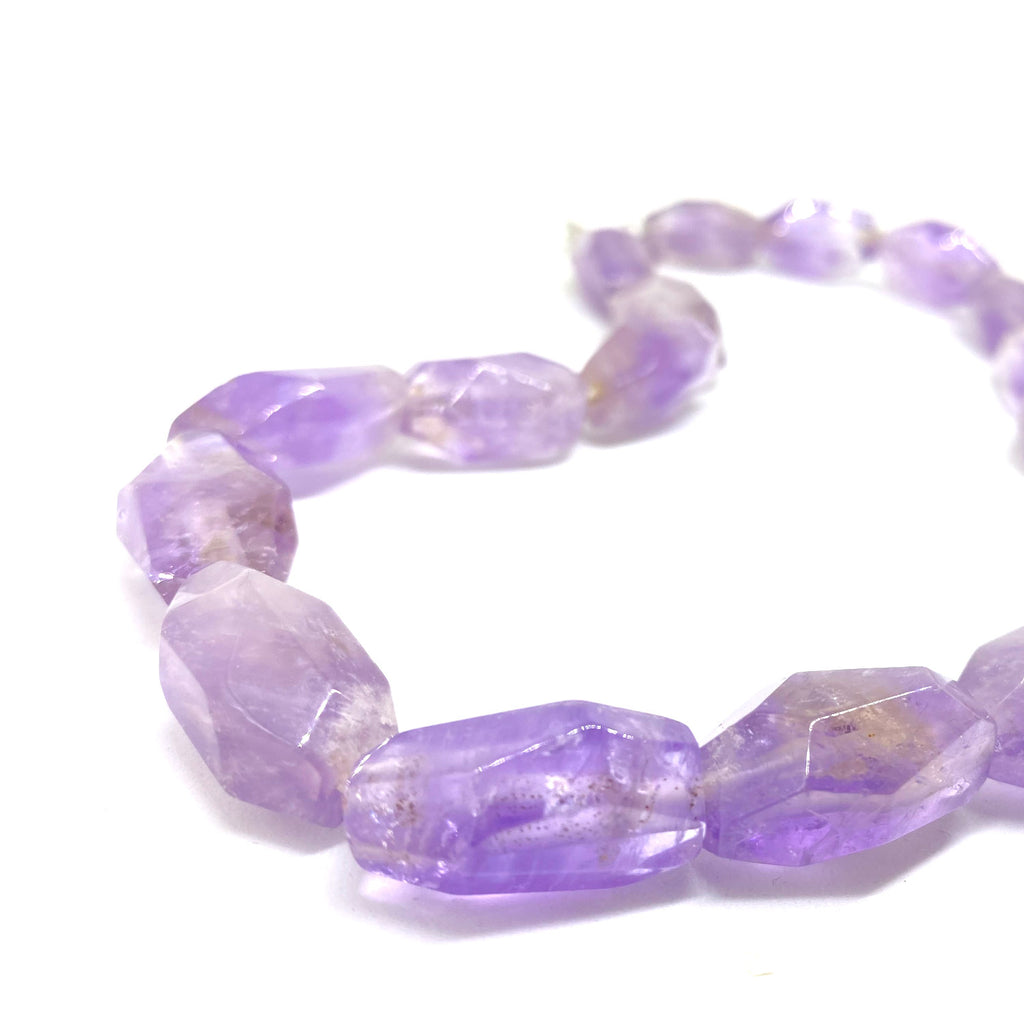 Unusual Amethyst Nugget <BR/> Necklace