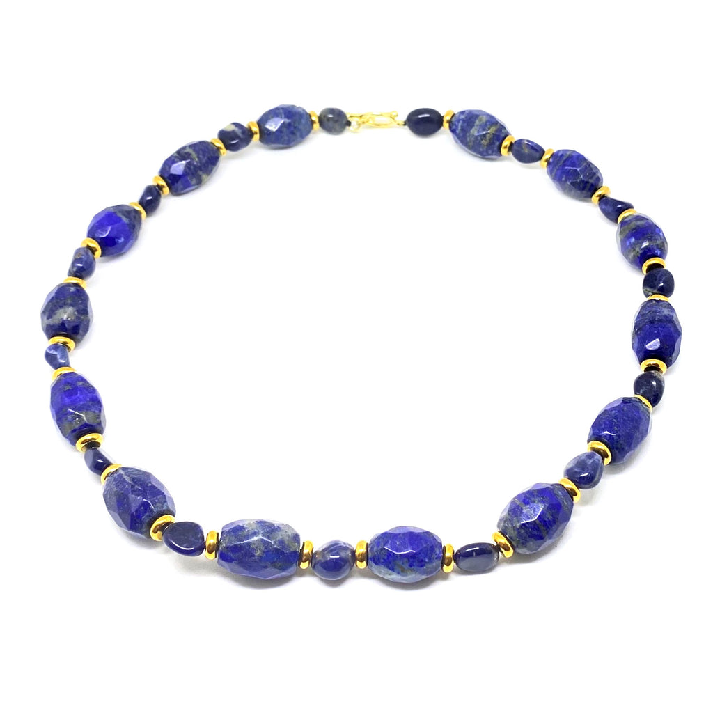 Lapis Lazuli Nugget<BR/> Necklace