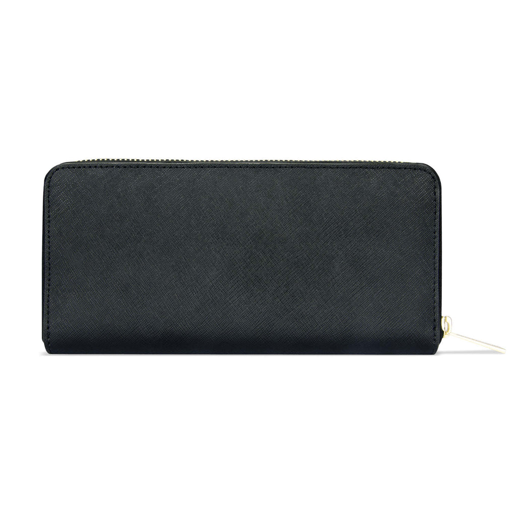 Zip Around Purse - Black