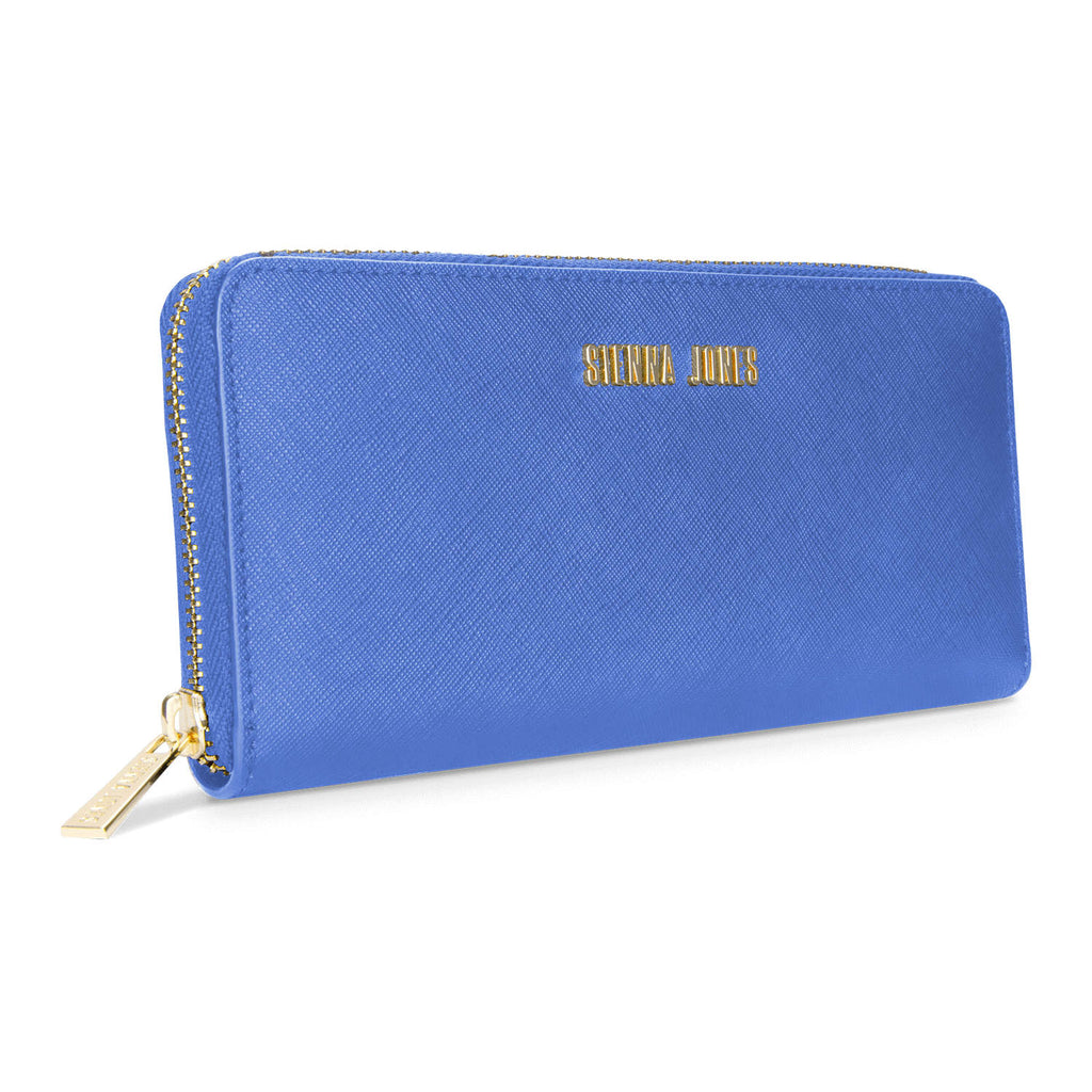 Zip Around Purse - Blue