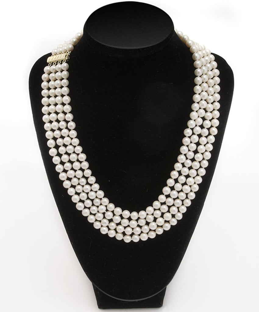 4 Row Imperial Pearl <BR/> Necklace