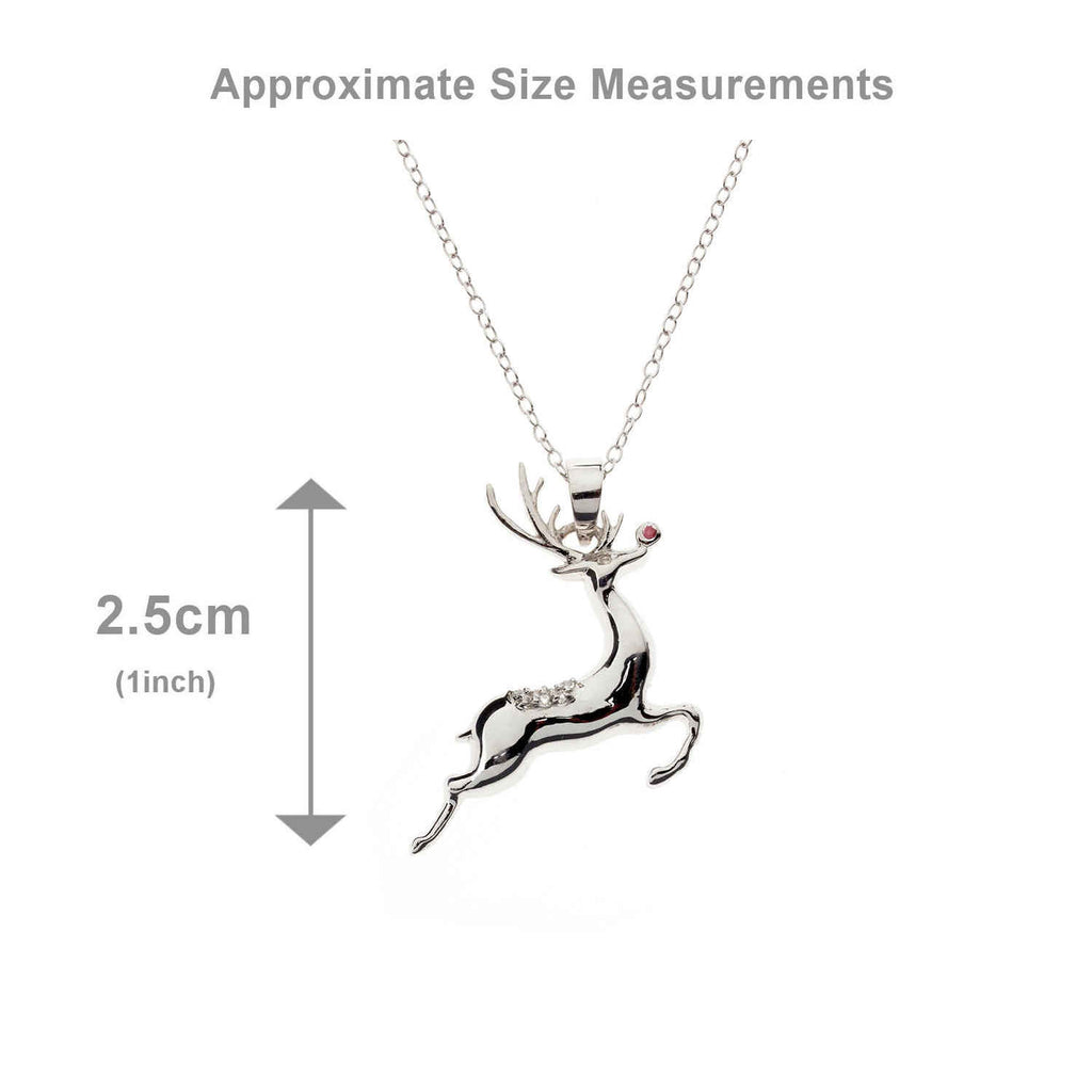 Ruby Reindeer <br />Pendant