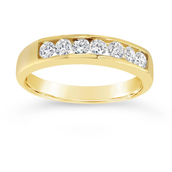 eternity rings for womens finger sizes in yellow gold with premium quality diamonds