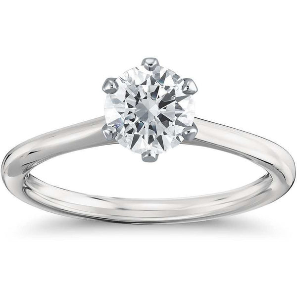 ENGAGEMENT RING FOR WOMEN WITH 1/2 CARAT SOLITAIRE DIAMOND - G&S Diamonds
