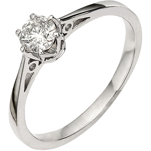 PREMIUM 1/6 CARAT DIAMOND SOLITAIRE ENGAGEMENT RING - G&S Diamonds