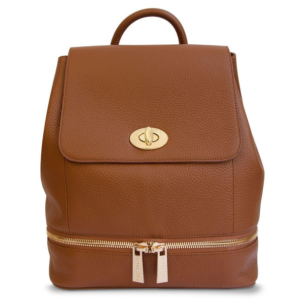 Classic Leather <BR/> Brown Backpack