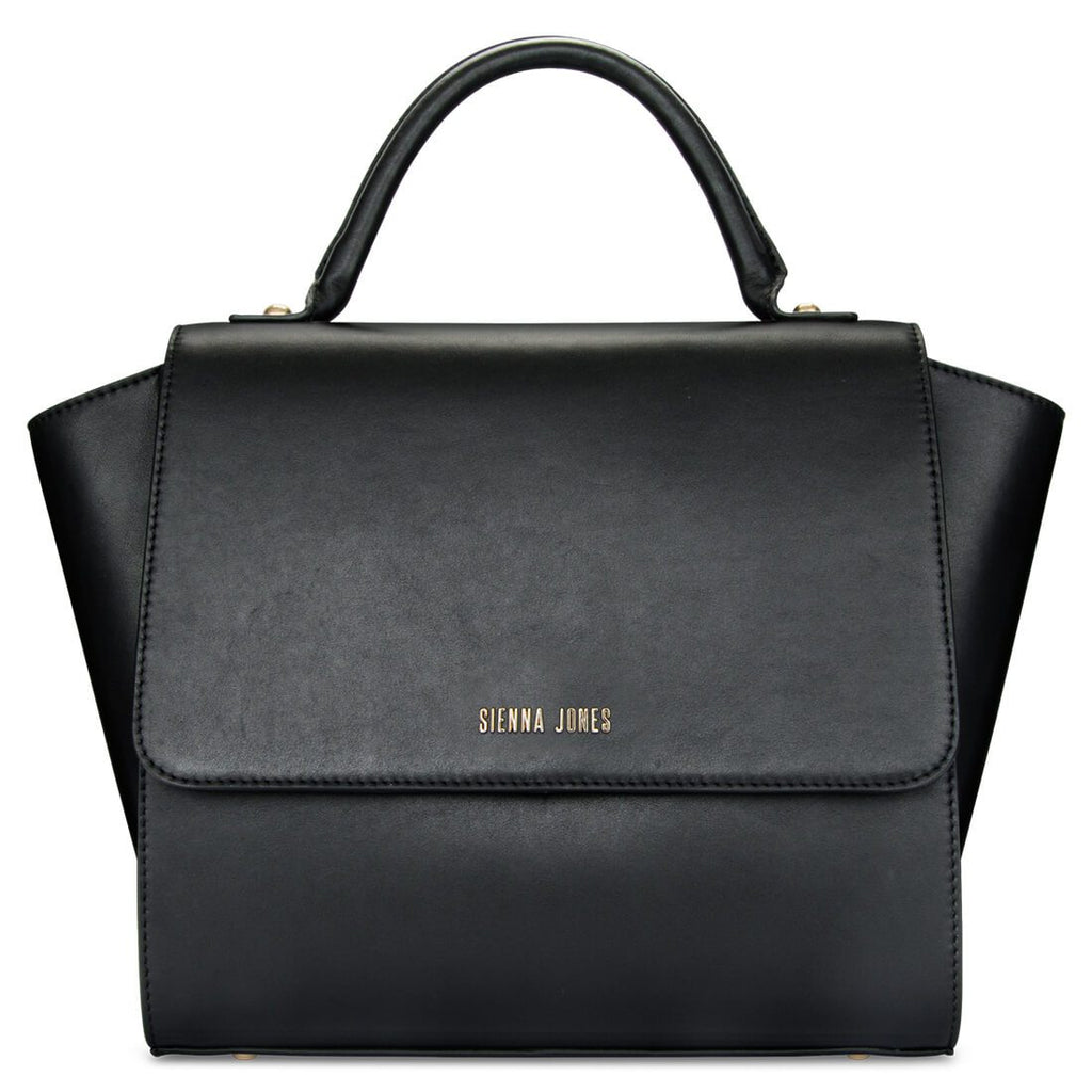 Classic Leather <BR/>Black Handbag
