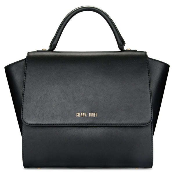 Classic Leather <BR/>Black Handbag