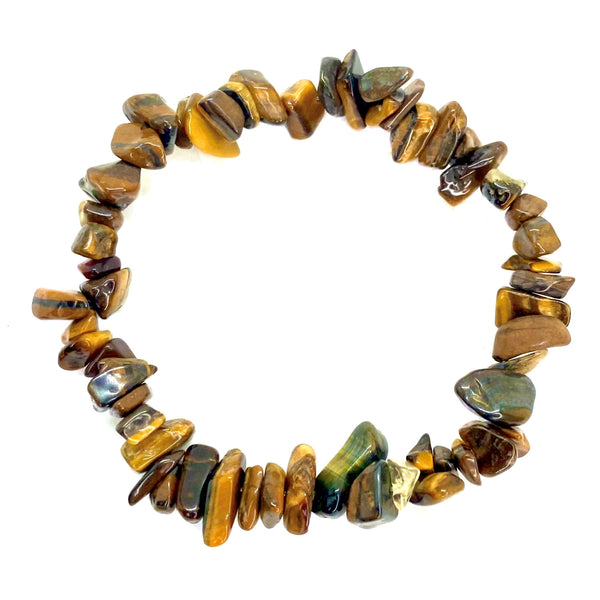 Tigers Eye Chip <br/>Elasticated Bracelet