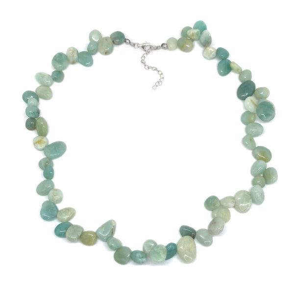 Amazonite Pear Bead </BR>Necklace