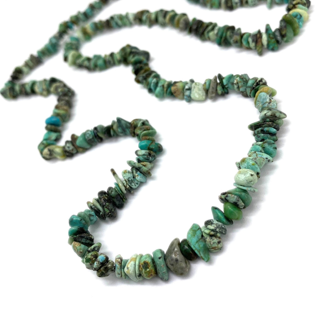 Turquoise Chip </BR>Rope Necklace