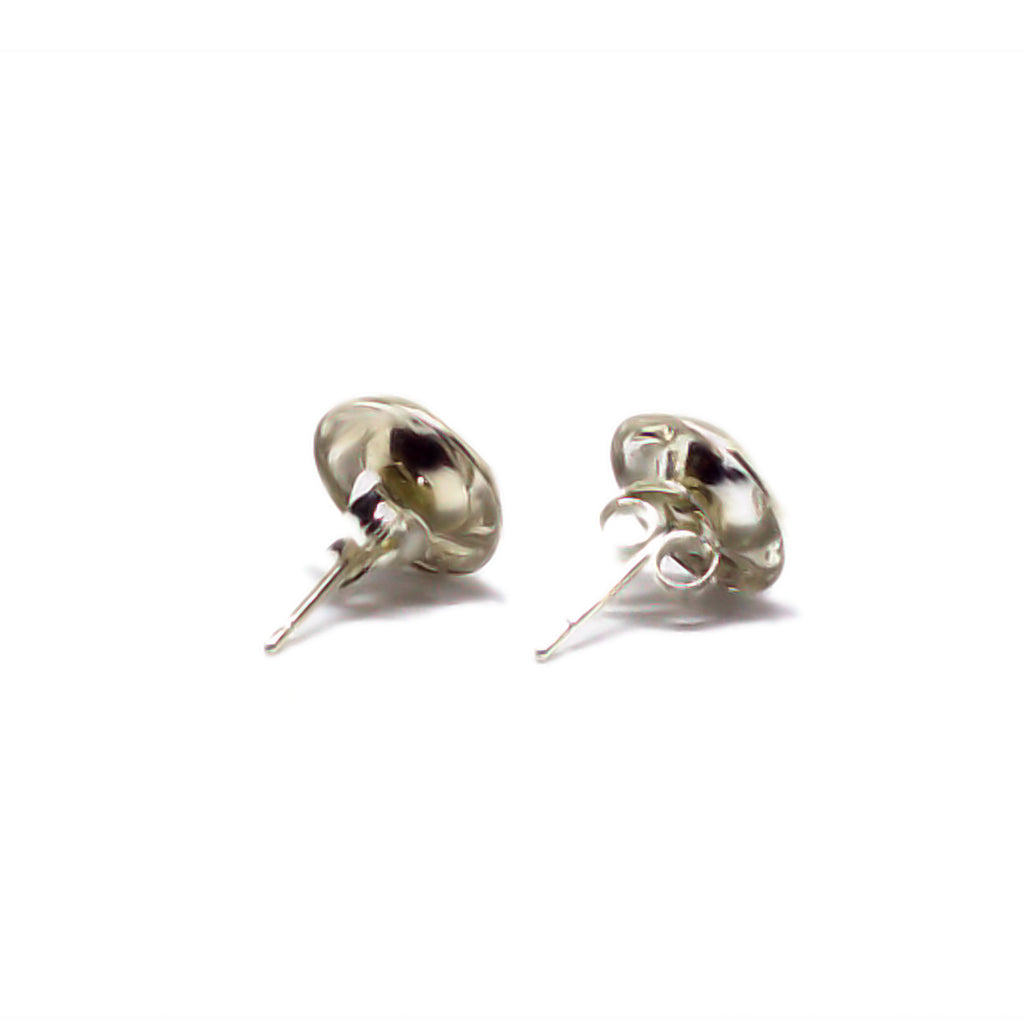 Set of 3 Pearl and<BR/>Silver Stud Earrings