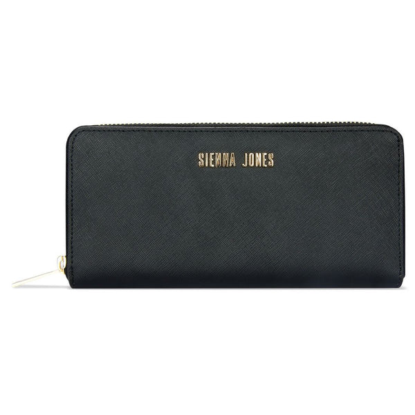 Zip Around Purse - Black
