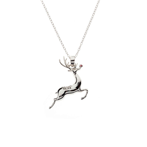 Ruby Reindeer <br />Pendant